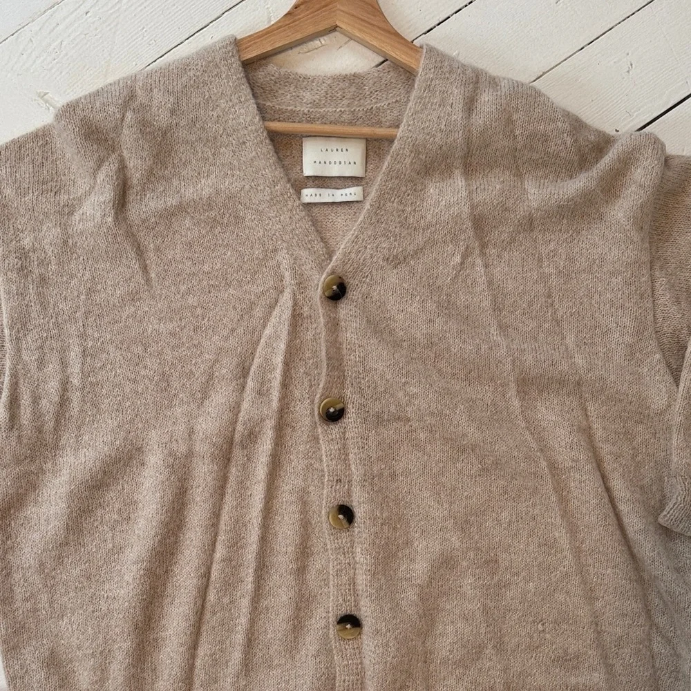 Lauren Manoogian Alpaca V-Neck Sweater - Picture 6 of 8